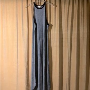 Bodyhugging striped maxi dress